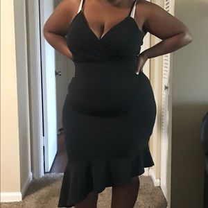 BRAND NEW!! Boohoo Curve Size 22 Wrap Midi Dress